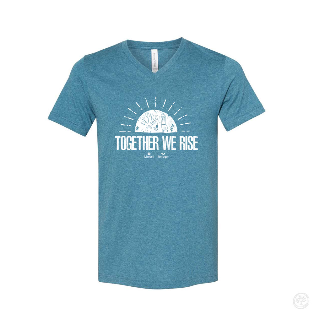 Together We Rise – Bella CVC V-Neck Tee